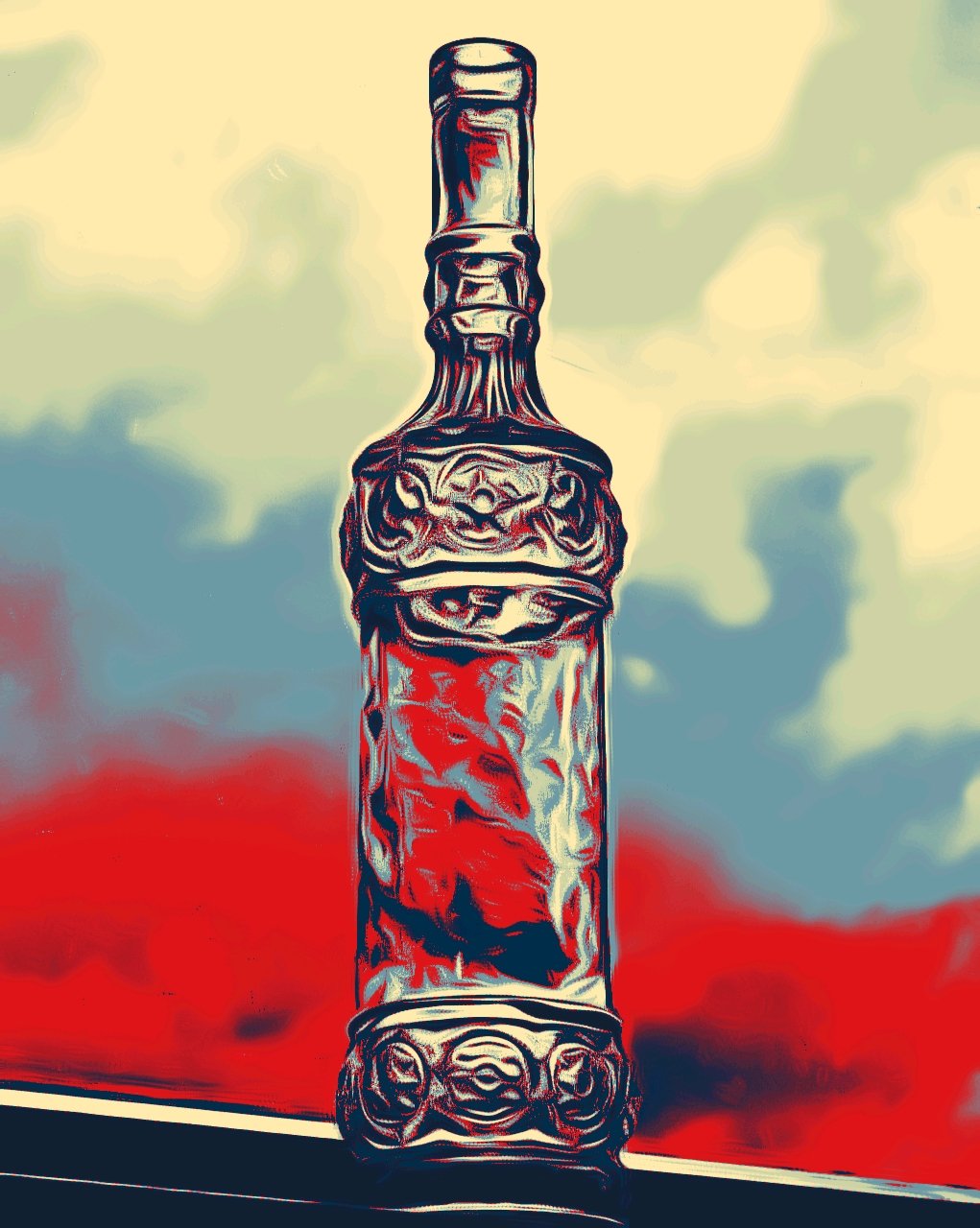 La botella de ron