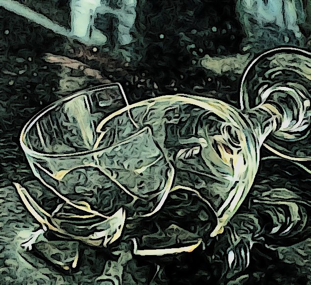El vaso roto