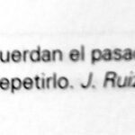 Frase de J. Ruiz de Santayana