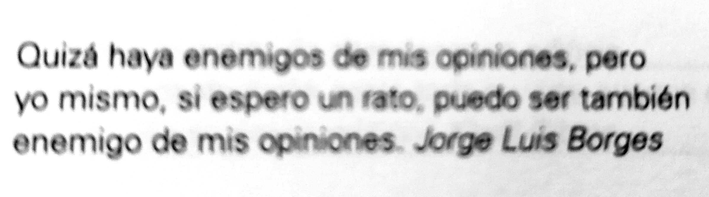 Frase de Jorge Luis Borges