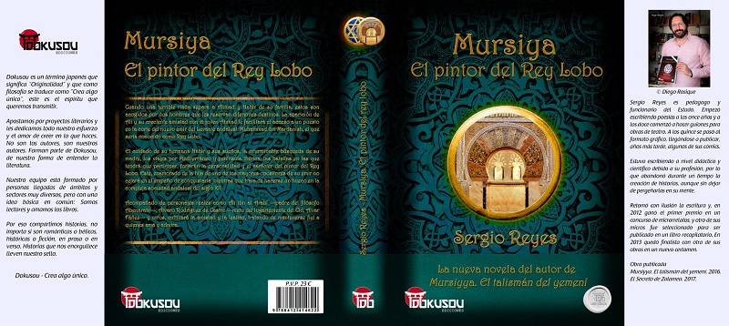 Portada de "Mursiya. El pintor del Rey Lobo", versión casi definitiva