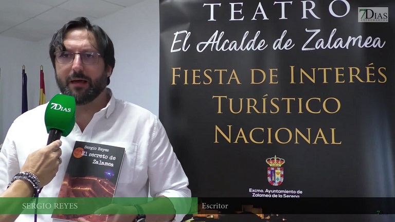 Captura de Sergio Reyes hablando sobre El secreto de Zalamea en Extremadura 7 días