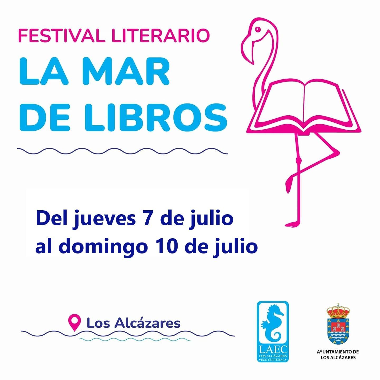 Cartel Festival Mar de Libros 2022 Los Alcázares