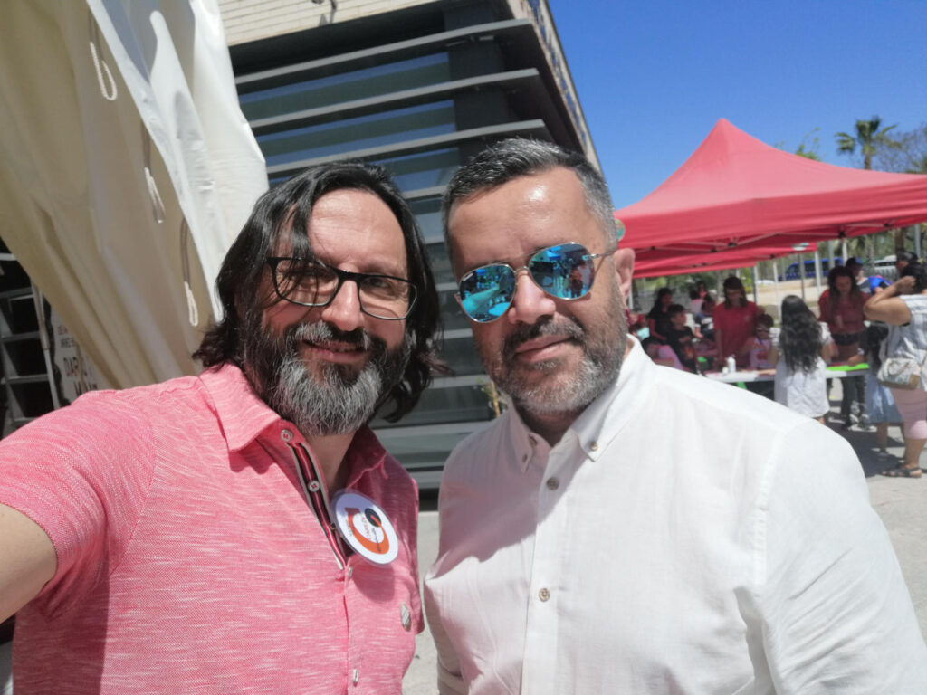 Jesús Boluda del Toro y Sergio Reyes, reencuentros feriales