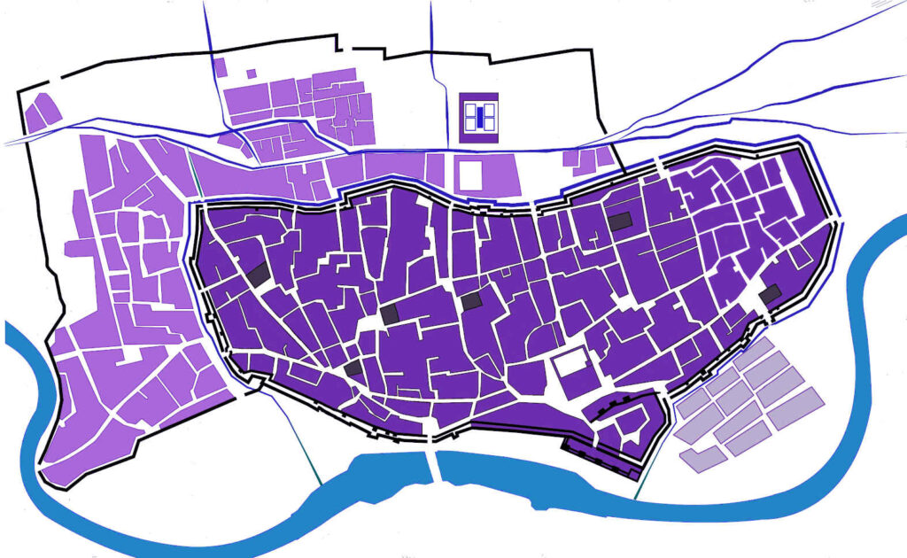 Mapa de la Mursiya del siglo XII
