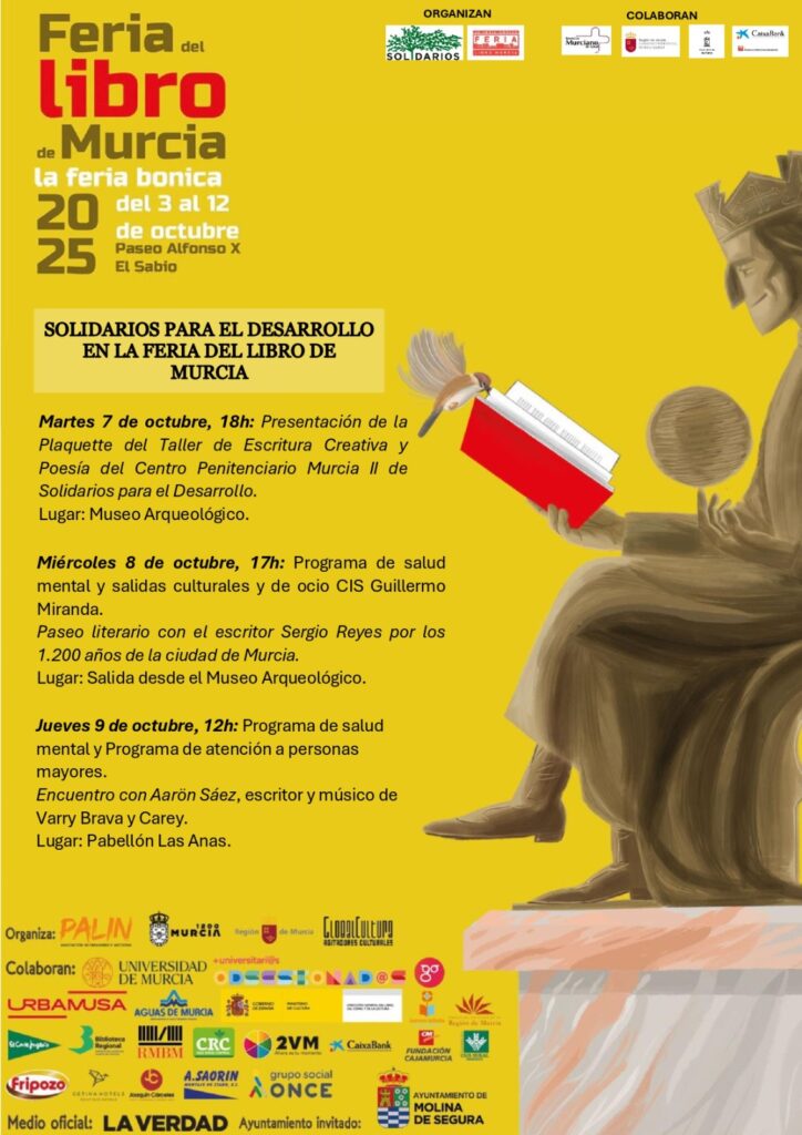 Actividades de Solidarios por el Desarrollo en las que Sergio Reyes también colabora (concretamente en la del miércoles)