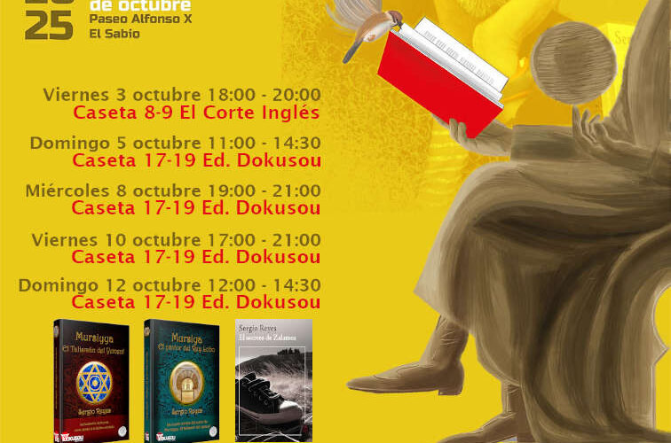 Sergio Reyes en la XXXII Feria del libro de Murcia 2025