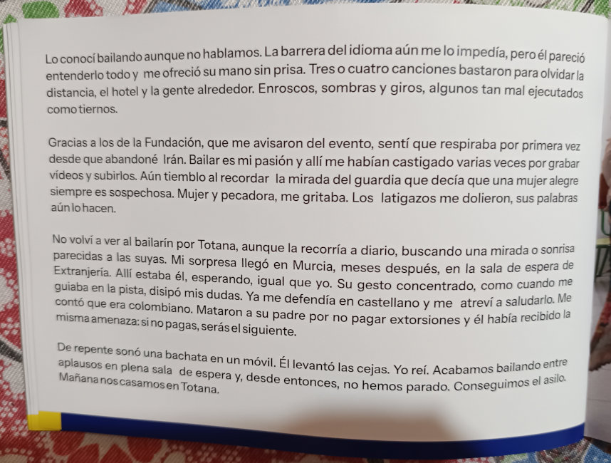 Texto del microrrelato NAIMA, de Sergio Reyes