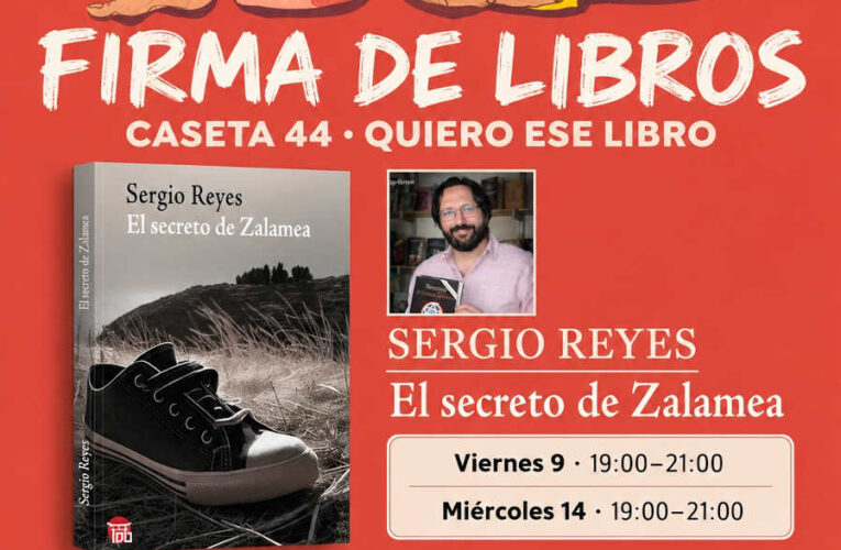 Sergio Reyes en la XXXIII Feria del libro de Murcia 2026